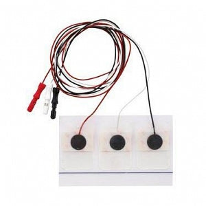 3M Healthcare Red Dot Pre-Wired Monitoring Electodes - Red Dot Prewired Monitoring Electrode, Size L - 2289T