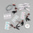 3M Healthcare Red Dot Pre-Wired Monitoring Electodes - Red Dot Prewired Monitoring Electrode, Size L - 2289T
