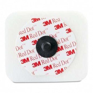 3M Red Dot Monitoring Electrode with Foam Tape and Sticky Gel - Red Dot Monitoring Electrode with Foam Tape and Sticky Gel, 3/Strip - 2560-3