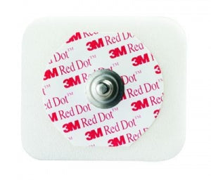 3M Red Dot Monitoring Electrode with Foam Tape and Sticky Gel - ELECTRODE, W/STICKY GEL, WO / ABRADER, 10 - 2560