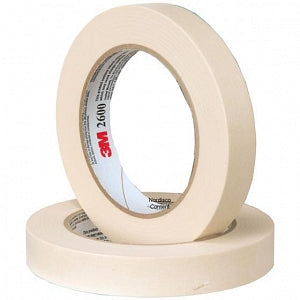 3M Masking Tape - Economy Masking Tape, 0.7" x 60.1-yd., 3" Core, Tan - 260018A