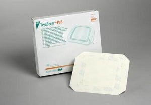 3M Healthcare Tegaderm +Pad Film Dressings with Absorbent Pad - Tegaderm Plus Pad Film Dressing with Nonadherent Pad, 3-1/2" x 10" - 3591