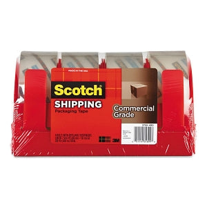 3M Healthcare Scotch Commercial-Grade Shipping and Packing Tape - Scotch Commercial-Grade 1.88" x 54.6 yd. Shipping Tape with 3" Core - 3750-4RD