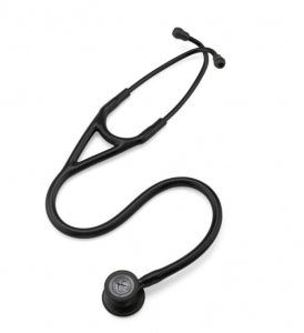 3M Healthcare Littmann Cardiology IV Diagnostic Stethoscopes - 3M Littmann Cardiology IV Diagnostic Stethoscope, Black-Finish Chestpiece, Black Tube, Stem and Headset, 27" - 6163