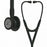 3M Healthcare Littmann Cardiology IV Diagnostic Stethoscopes - 3M Littmann Cardiology IV Diagnostic Stethoscope, Black-Finish Chestpiece, Black Tube, Stem and Headset, 27" - 6163