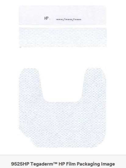3M Tegaderm I. V. Securement Dressing - DRESSING, TEGADERM, IV SECURE, 2 1/2X2 3/4 - 9525HP