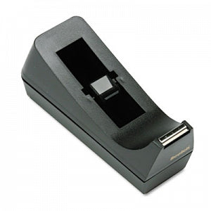 3M Desktop Tape Dispenser with 1" Core - Desktop Tape Dispenser, 1" Core, Weighted Nonskid Base, Black - C38-BK