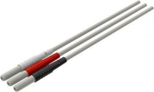 3M Healthcare Reusable Safety DIN Connector Leadwires - , AMC and E Reusable Leadwire, Reusable DIN Connector, 3-Lead, Pinch - D24302