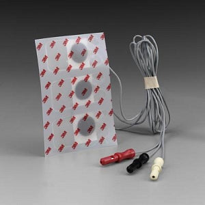 3M Healthcare Red Dot Neonatal X-Ray Transparent Electrodes - NovaPlus Neonatal ECG Electrode, Radiolucent, 1.25" x 0.75" - V2269T