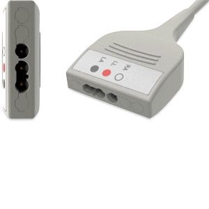 3M LWS ECG Cable w/Universal Connector YMC3PH - LWS ECG Cable with Universal Yokemate Connector, 10' - YMC3PH