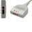 3M LWS ECG Cable w/Universal Connector YMC3PH - LWS ECG Cable with Universal Yokemate Connector, 10' - YMC3PH