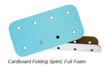 Corrugated Cardboard Folding Splints by Morrison Medical — Grayline Medical