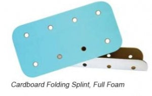 Morrison Medical Corrugated Cardboard Folding Splints - Cardboard Folding Splint, Full Foam, 18" x 9" - 1550