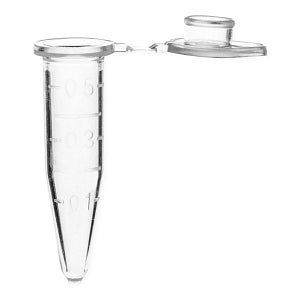 MTC SureSeal S 0.5 mL Microtubes with Caps - SureSeal S Microcentrifuge Tube with Cap, Sterile, 0.5mL, Clear - C2007