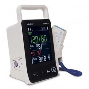 Mindray Accutorr 3 Spot Check Vital Signs Monitor - Accutorr 3 NIBP Monitor, NIBP, with Nellcor SPO2 Cable, Portable - 6102F-PA00018