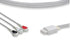 Mindray 3 Lead Mobility ECG Snap Lead Wires - ECG Mobility Lead Wires, 3-Lead, Snap-On, 24" - 0012-00-1503-05
