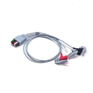 Mindray DS USA Compatible ECG Leadwires - Mobility ECG 3-Lead Leadwire, 36" - 0012-00-1514-06