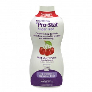 Nutricia North America Pro-Stat Sugar-Free Liquid Protein Nutritional Supplement - Pro-Stat Sugar-Free Liquid Protein Nutrition Supplement, Wild Cherry Punch, 30 oz. - 10064