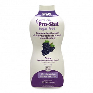 Nutricia North America Pro-Stat Sugar-Free Liquid Protein Nutritional Supplement - Pro-Stat Sugar-Free Liquid Protein Nutrition Supplement, Grape, 30 oz. - 50064