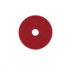 3M Healthcare 5100 Series Red Buffer Pads - 5100 Series Red Buffer Pad, 5/Case, 14" - 5100-61500044922