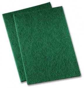 3M Healthcare Niagara Medium Duty Scouring Pads - Niagara Medium-Duty Scouring Pad, Green, 6" x 9" - 96N