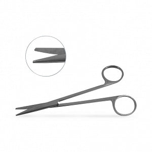 Mopec Straight Metzenbaum Scissors - Straight Metzenbaum Scissors, Premium-Grade Stainless Steel, 7" - AA124