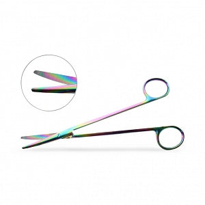 Mopec Titanium Metzenbaum Scissors - Metzenbaum Scissors, Straight, Titanium, 5.5" - AA703
