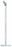 Seca Wall Mounting Mechanical Telescoping Measuring Rod - Wall-Mounted Mechanical Stadiometer, 8"-81" - 222