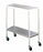 UMF Medical Instrument Tables with Shelf - Instrument Table, with Shelf, 24"W x 48"L x 34"H - SS8008