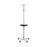 Pryor Products Stainless Steel Five Leg IV Poles - IV Stand, 5 Leg, 4 Hooks, Light Duty, 25" Dia. Base - 328