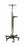 Mid Central Medical IV Poles - Stainless Steel IV Pole with 8 Hooks and 6 Legs, Lift Assist - MCM252