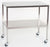 Mid Central Stainless Steel H-Brace Instrument Table - H-Brace Stainless Steel Instrument Table, 20" x 48" x 34" - MCM515