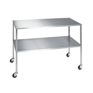 Lakeside Instrument Tables with Shelf - TABLE, INSTRUMENT, SS, W/SHELF, 24X72X34 - 8399