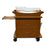 Amico Corporation Marco 2 Drawer Bassinets - Bassinet with 2 Drawers and Pullout Table, Medium Cherry - BB-MMD2-01-MCP