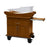 Amico with Drawer, Closed Door Storage, Table Marco Bassinets - Bassinet with 1 Drawer, 1 Cabinet and Pullout Table, Medium Cherry - BB-MMDD-01-MCP