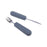Heskins Tenura Nonslip Utensil Grips - Cutlery Grips, Adult, Gray - T/CG-1