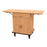 Amico Melamine Cupboard Delivery Carts - Melamine Delivery Cart with 1 Drawer, 1 Cupboard and 2 Flip-Up Side Tables, Candlelight - DC-LMDD-01-CLF2