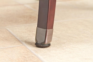 Medline Floor and Furniture Protectors / Glides - FLOOR PROTECTOR, CLEAR SLEEVE, 1.5"X1.63" - CS5-B