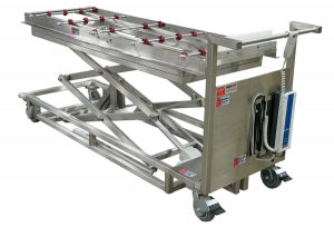 Mortech Cadaver Scissor Lifts - Scissor Lift with Rollers, End and Side Load - M690ES