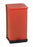 Detecto Step-On Waste Receptacles - Step-On Waste Can, Epoxy Finish, Steel, Red, 48 qt. - P-48R