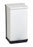 Detecto Step-On Waste Receptacles - Step-On Waste Can, Epoxy Finish, Steel, White, 48 qt. - P-48