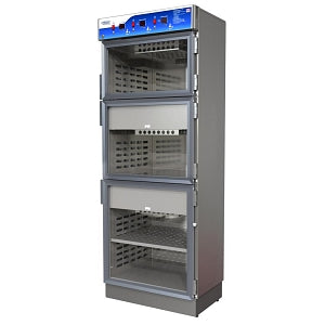Mac Medical Three Chamber Warming Cabinet - WARMER, BLANKET / FLUID, GLASS, 20.5X30X78.75 - TWC183078-G