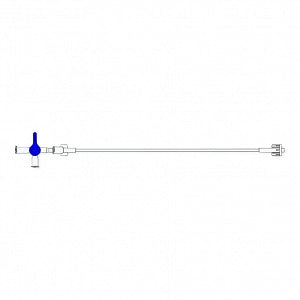 MPS Medical Minibore Tubing Sets - MiniBore Tubing Extension Set with 4-Way Stopcock, 62", for MSPV Accounts Only - EB-060-08