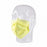 Precept Medical Procedure Face Masks - High Filtration Procedure Face Mask with Earloop, Yellow - 15112