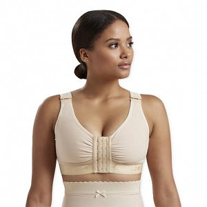 The Marena Group Surgical Bras - Surgical Bra, with Front Snap, Beige, Size  XL - B2-4244-H