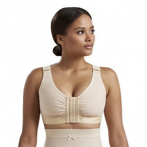 The Marena Group Surgical Bras - Surgical Bra, with Front Snap, Beige, Size M - B2-3436-H