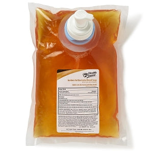 Kutol Products Company HealthGuard Amber Gold Chloroxylenol Disinfectant Liquid Soaps - HealthGuard Amber Gold 1, 000 mL Antibacterial Liquid Soap, with Para-Chloro-Meta-Xylenol (PCMX) - MSC098700A