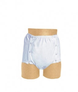 Medline Protection Plus Snap-Closure Adult Incontinence Underpants - Protection Plus Cotton Snap-Closure Adult Incontinence Underpants, Size S, for Waist Size 24"-29" - MSC327300S