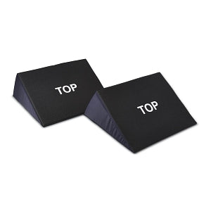 Medline Comfort Glide Foam Wedges - 30° Foam Wedge Covered in Nonslip Material, XL, VA - MSC50024A