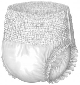 Medline Protection Plus Extended Wear Adult Underwear - Protection Plus Overnight Protective Underwear, Size L, for Waist Size 40"-56" - MSC53505